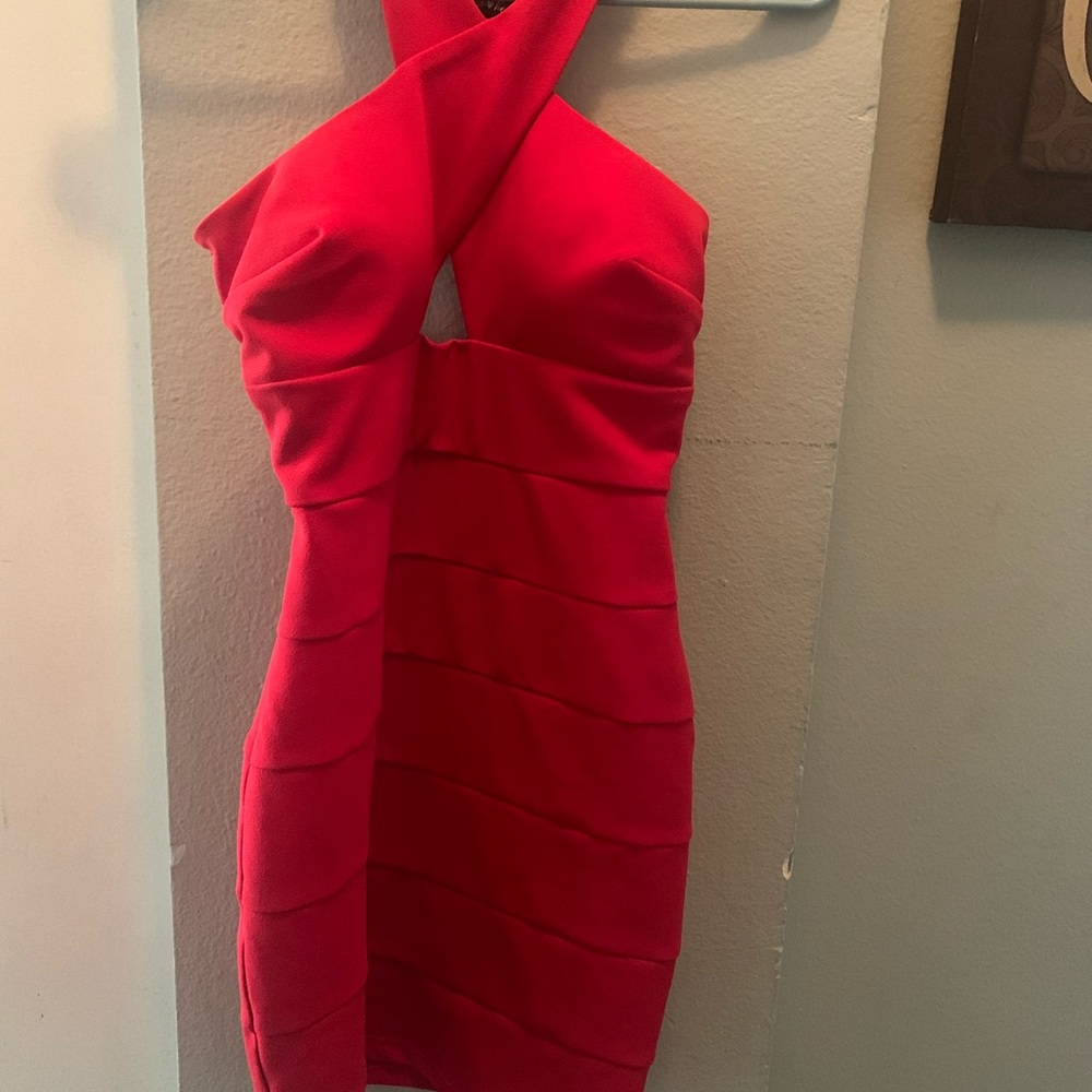 Red dress